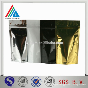 reflective mylar PET film/aluminum foil laminating film/gold metalized pet film